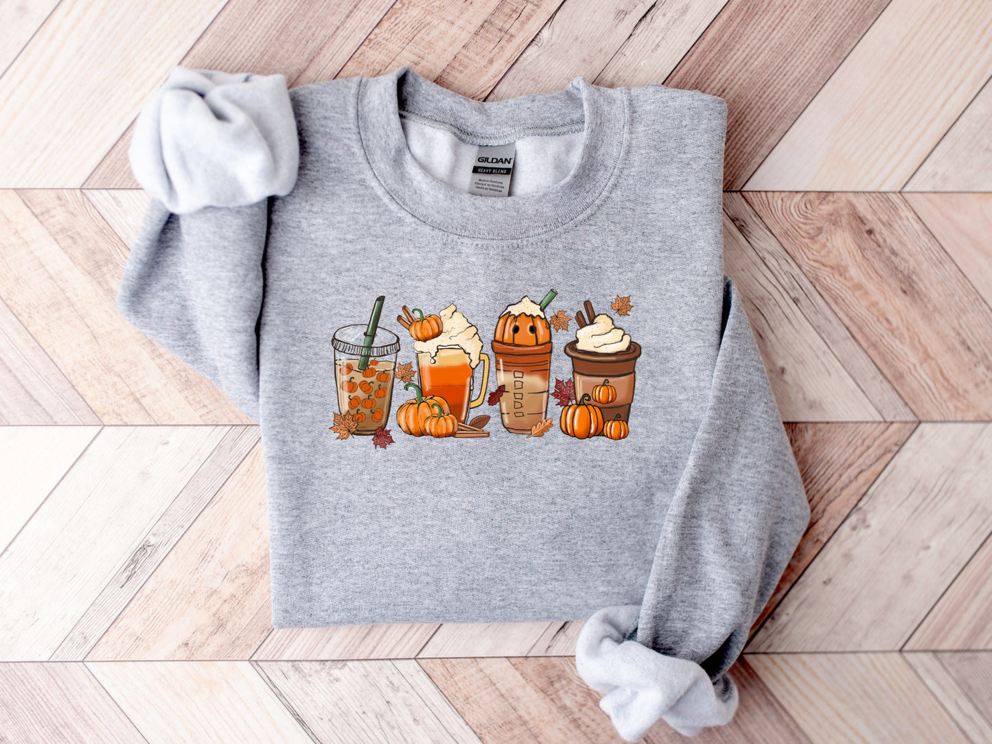 Women's Pumpkin Spice Fall Coffee Shirt, Fall Sweatshirt