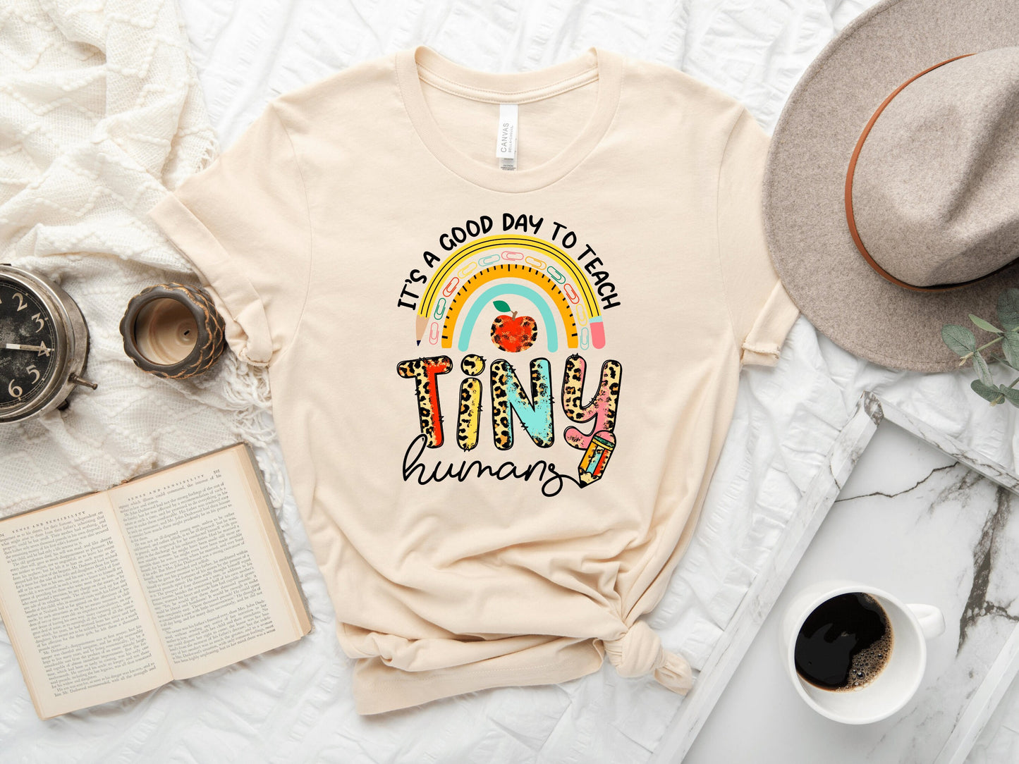 It's A Good Day To Teach Tiny Humans Teacher Shirt,Kindergarten Teacher Shirt, Pre-K Teacher Shirt,Gift for Teacher, Teacher Appreciation