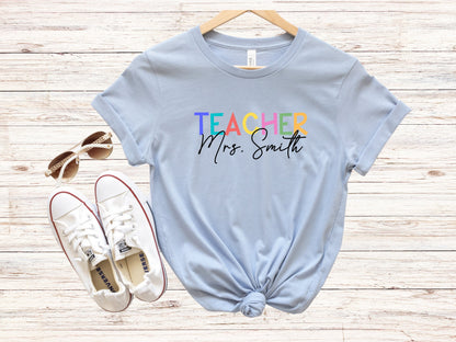 Personalized Teacher Shirt, Custom Teacher Shirt, Custom Teacher Gifts, Teacher Shirts, New Teacher Shirt, Teacher Appreciation Gift