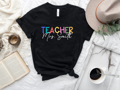 Personalized Teacher Shirt, Custom Teacher Shirt, Custom Teacher Gifts, Teacher Shirts, New Teacher Shirt, Teacher Appreciation Gift