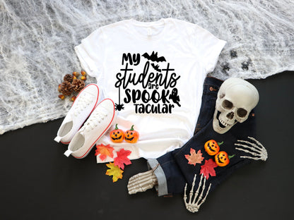 Teacher's My Students Are Spook Tacular Shirt, Teacher Halloween Tee