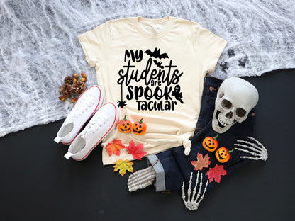 Teacher's My Students Are Spook Tacular Shirt, Teacher Halloween Tee