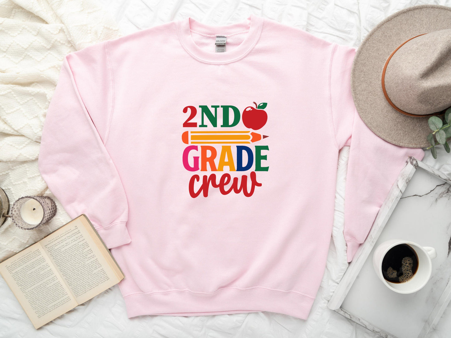 Second Grade Teacher Sweatshirt, Teacher Grade Gift, 2nd Grade Sweatshirt, Second Grade Sweatshirt, 2nd Grade Team, Teacher Squad Shirts