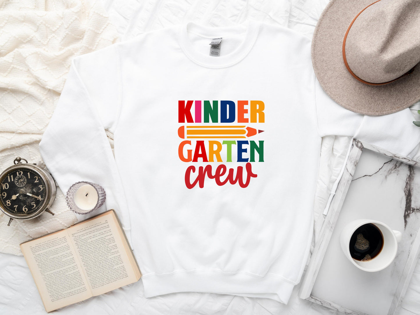 Kindergarten Teacher Sweatshirt, Teacher Grade Gift, Kindergarten Grade Sweatshirt,  Grade Team,  Kindergarten Teacher Squad Shirts