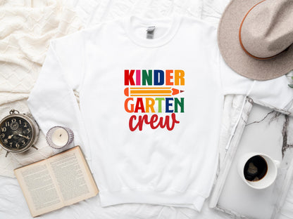 Kindergarten Teacher Sweatshirt, Kindergarten Crew