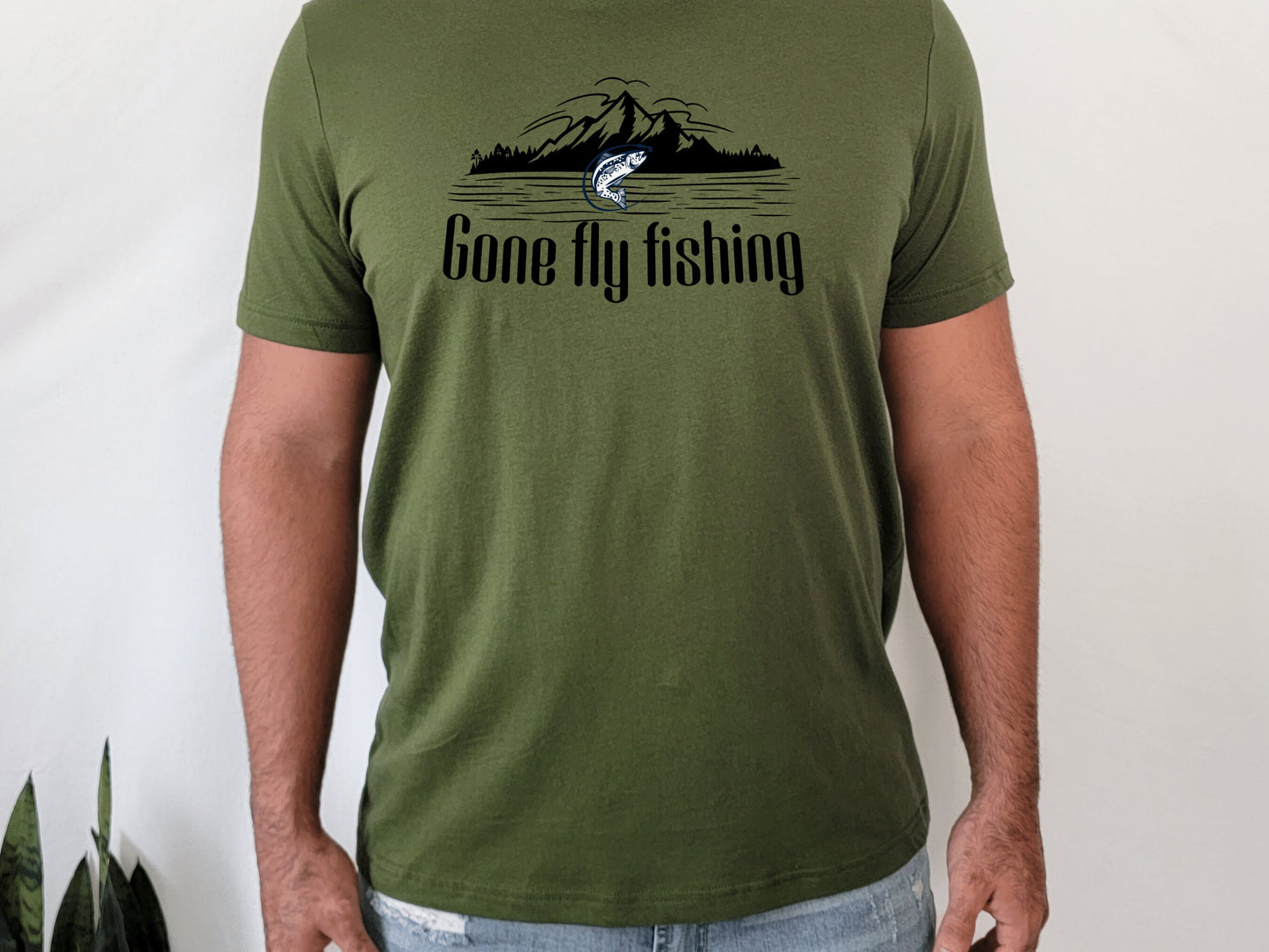 Fly Fishing Shirt, Fly Fishing Gifts for Men, Fly Fishing T-Shirt, Fishing T-Shirt, Gone Fly Fishing, Angler Shirt