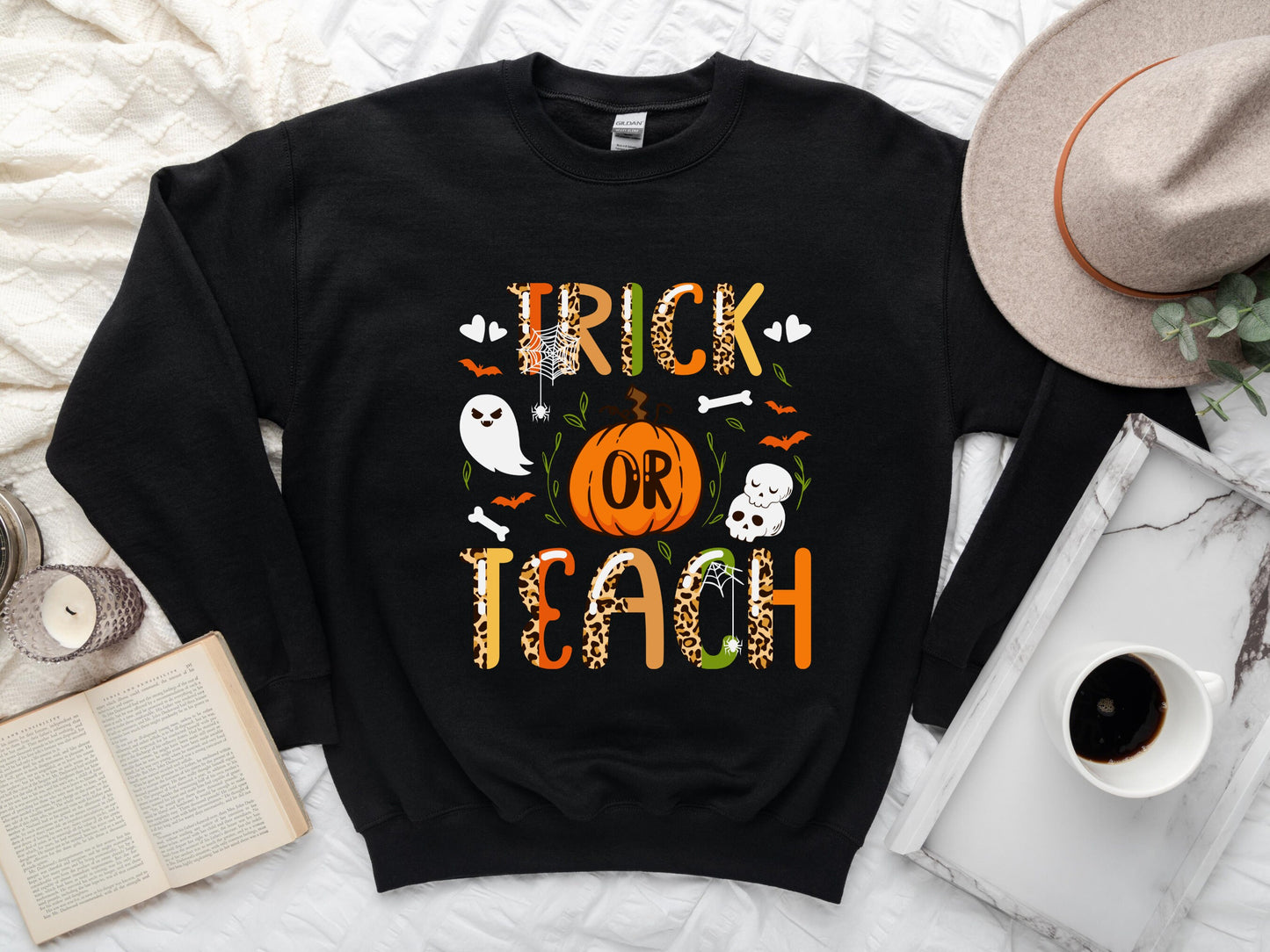 Trick or Teach Halloween Teacher Shirt, Halloween Teacher Shirt, Teacher Halloween Shirt, Halloween Gift