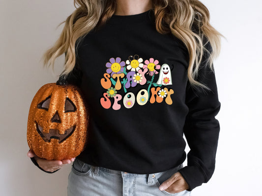 Stay Spooky Retro Halloween Sweatshirt