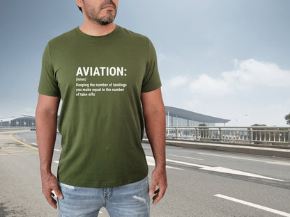 Aviation Pilot Shirt, Aviation Noun Shirt, Alphabet Flying Pilot Gift, Gifts for Pilot Shirt, Airline Pilot Shirt, Aviation Shirt - Mardonyx T-Shirt White / S