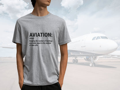 Aviation Pilot Shirt, Aviation Noun Shirt, Alphabet Flying Pilot Gift, Gifts for Pilot Shirt, Airline Pilot Shirt, Aviation Shirt - Mardonyx T-Shirt Heather Dust / S