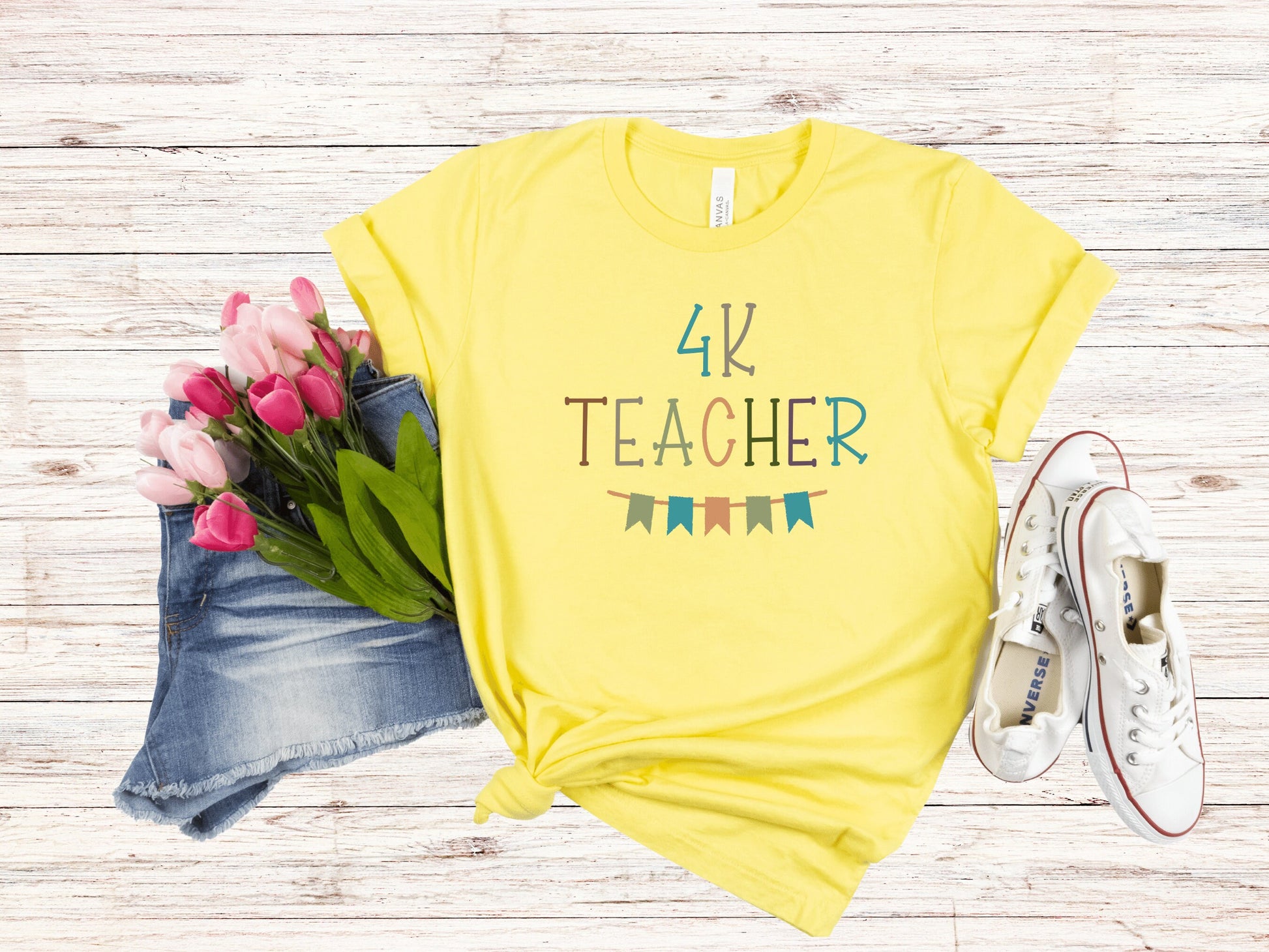 4K Teacher Shirt, 4K Lead Teacher, Four Year Old Kindergarten Teacher Shirt - Mardonyx T-Shirt Pink / S