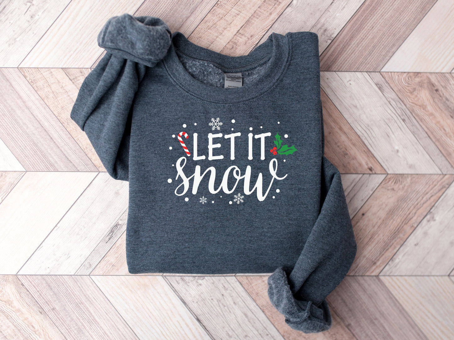 Let It Snow Sweatshirt, Christmas Shirt, Christmas Gift, Let It Snow, Christmas Sweatshirt, Christmas Outfit, Christmas Party Shirt