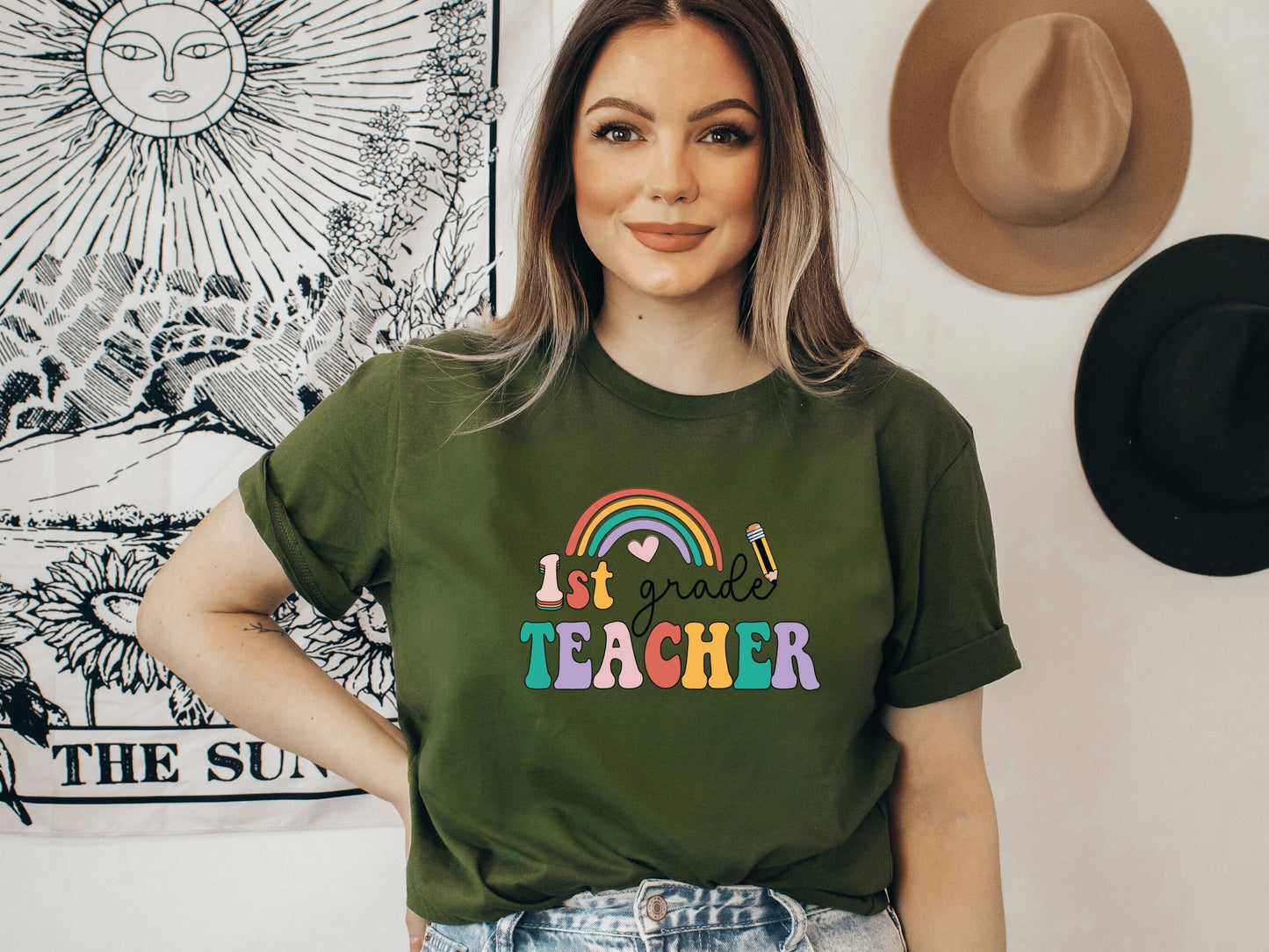 First Grade Teacher, Teacher Shirt, First Grade Shirts, Back to School Shirt, 1st Grade Teacher Shirt, Teacher Gift, Teacher Appreciation,