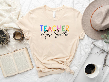 Personalized Teacher Shirt, Custom Teacher Shirt, Custom Teacher Gifts, Teacher Shirts, New Teacher Shirt, Teacher Appreciation Gift