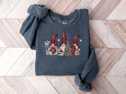 Christmas Gnomes Shirt, Gnome Shirt, Santa Gnomes Shirt, Christmas with my Gnomies, Christmas Shirt, Christmas Tee, Christmas Day Gift - Mardonyx T-Shirt Black / S