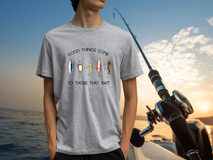 Fishing Gifts for Men, Good Things, Fishing T-Shirt, Fishing Gear for Men, Fishing Gear for Women, Fishing Lures, Fishing Lure Gift - Mardonyx T-Shirt White / S