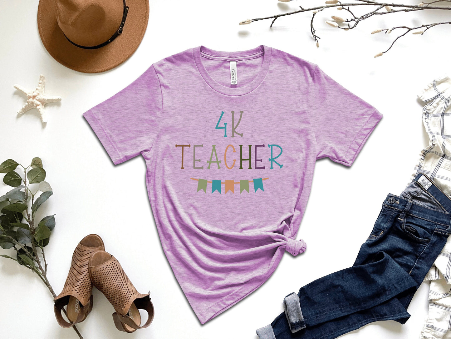 4K Teacher Shirt, 4K Lead Teacher, Four Year Old Kindergarten Teacher Shirt