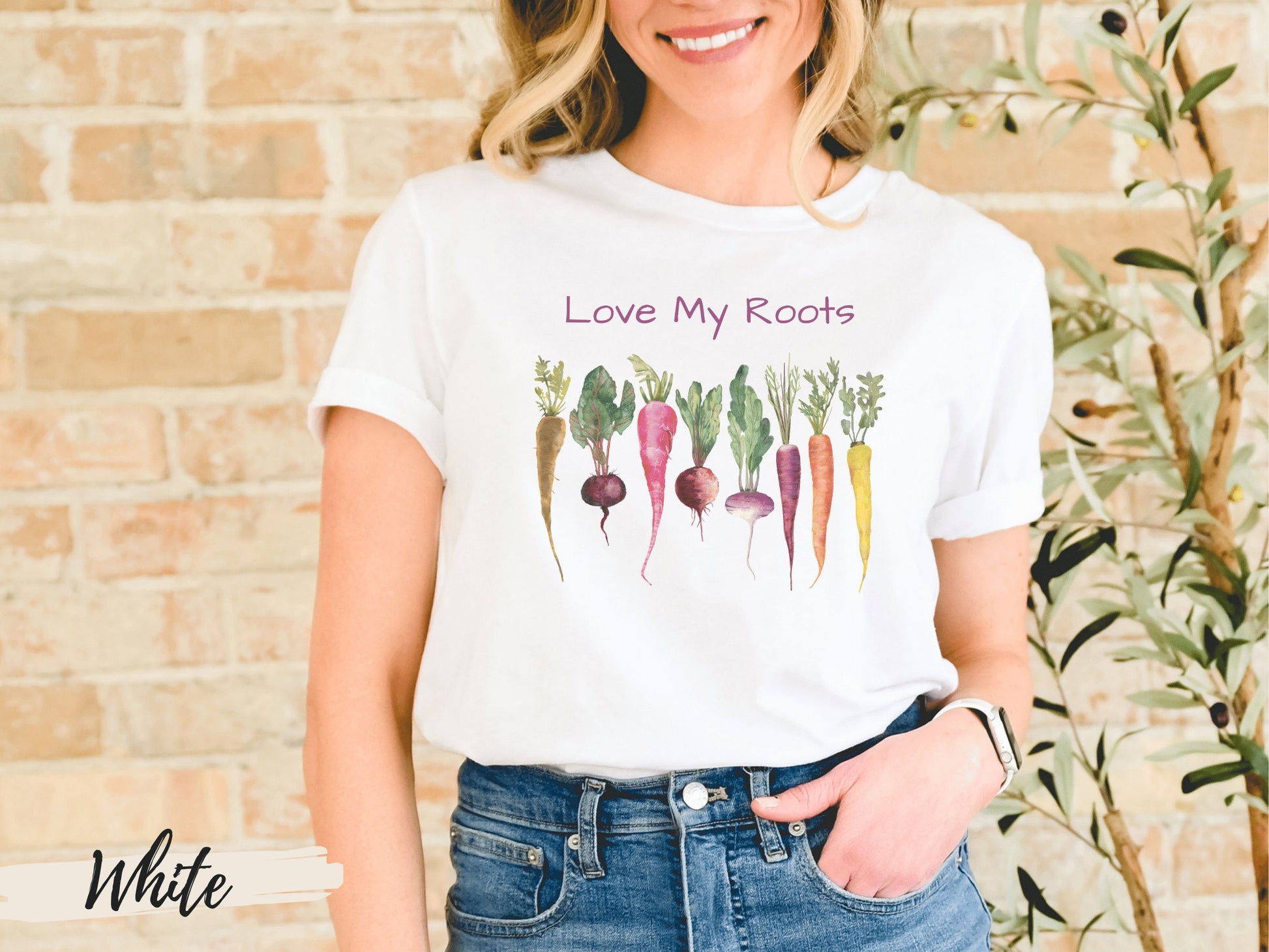 Love My Roots Family Shirt, Gardening Vegetable Design, Family Sayings, Family Reunion Shirt,Family Reunion Gift. Family Reunion Favors - Mardonyx T-Shirt Pink / S