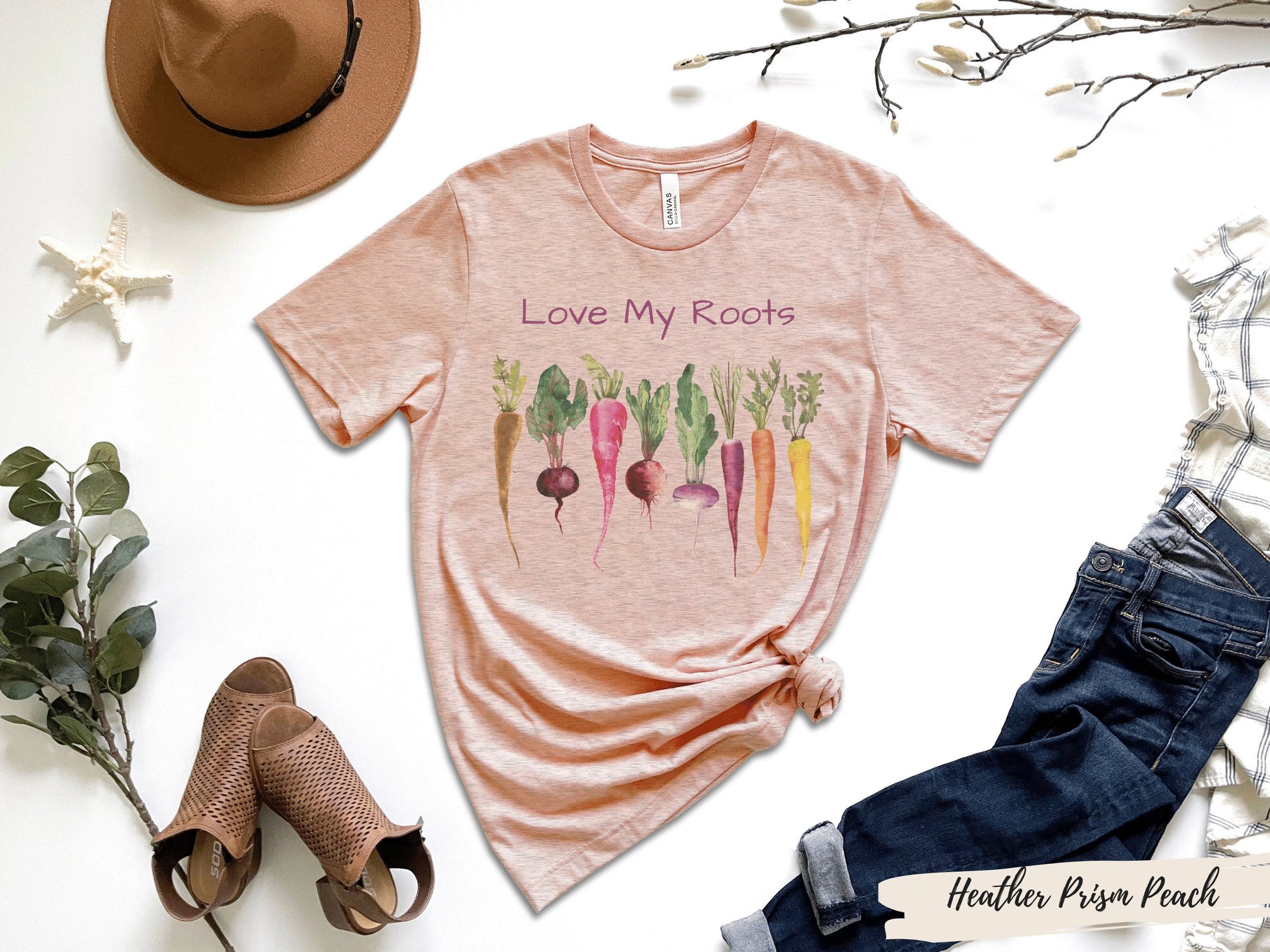 Love My Roots Family Shirt, Gardening Vegetable Design, Family Sayings, Family Reunion Shirt,Family Reunion Gift. Family Reunion Favors - Mardonyx T-Shirt Heather Prism Lilac / S