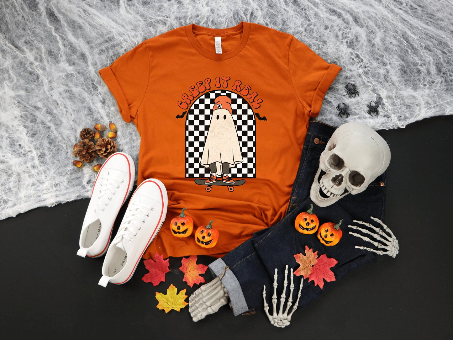 Women's Halloween Creep It Real Spooky T-Shirt