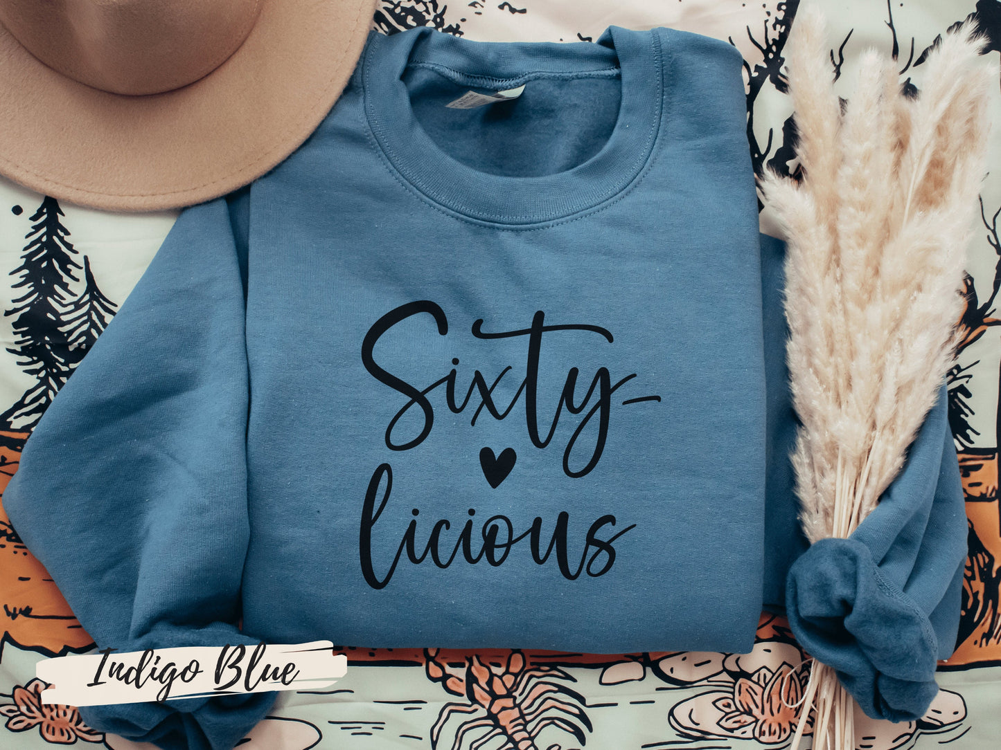 Sixty licious Sweatshirt, 60th Birthday Gifts for Women, 60th Birthday Shirt, 60th Birthday Gifts, 60th Birthday Women, 60th Birthday Friend