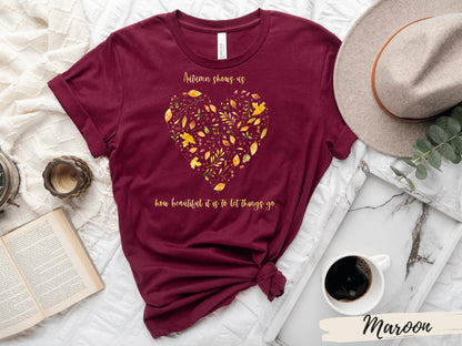 Women's Fall Shirt,Autumn Thanksgiving T-Shirt