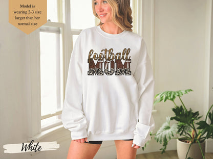 Mom Football Shirt, Mom Football Sweatshirt,Football Mom Crewneck,  Sweatshirt for Mom,  Football Shirt Mom T Shirt