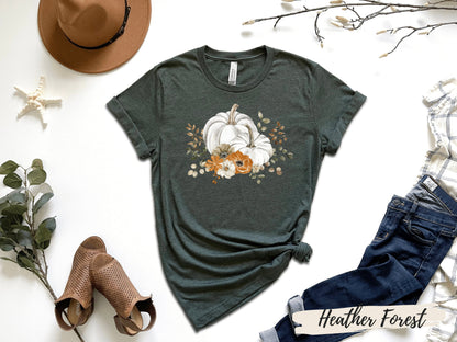 Women's Pumpkin Fall Thanksgiving T-Shirt