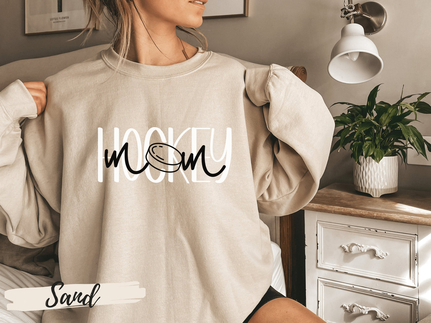 Hockey Mom Crewneck Sweatshirt for Mom Hockey Shirt Mom T Shirt for Women Hockey Mom Tshirt Mothers Day Gift for Hockey Mom Shirt