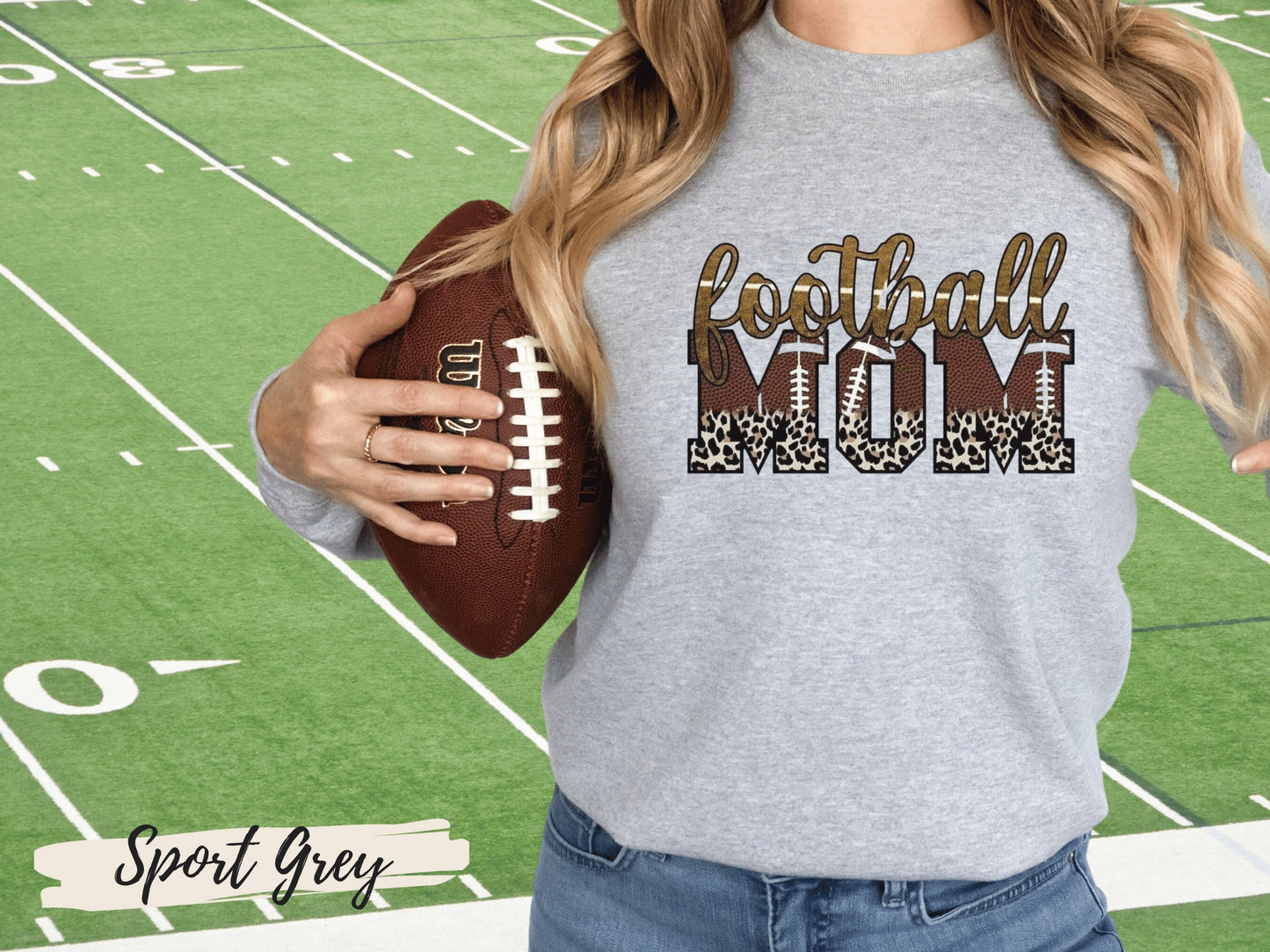 Mom Football Shirt, Mom Football Sweatshirt,Football Mom Crewneck,  Sweatshirt for Mom,  Football Shirt Mom T Shirt