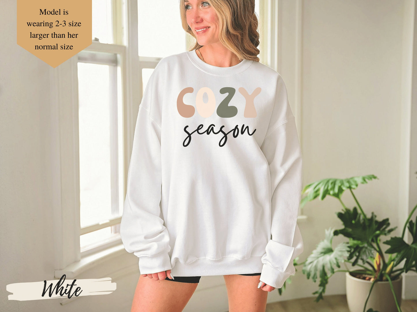 Retro Font Cozy Season Fall Sweatshirt