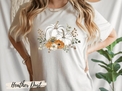 Women's Pumpkin Fall Thanksgiving T-Shirt