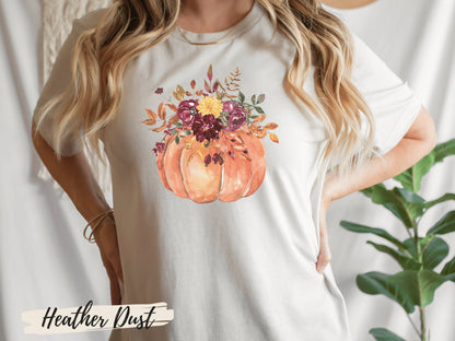 Women's Pumpkin Fall Thanksgiving T-Shirt