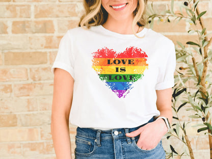 Gay Pride Shirt, Love is Love TShirt, LGBTQ Pride Shirt, Rainbow Shirt, Pride Ally Shirt, Equality Shirt - Mardonyx T-Shirt