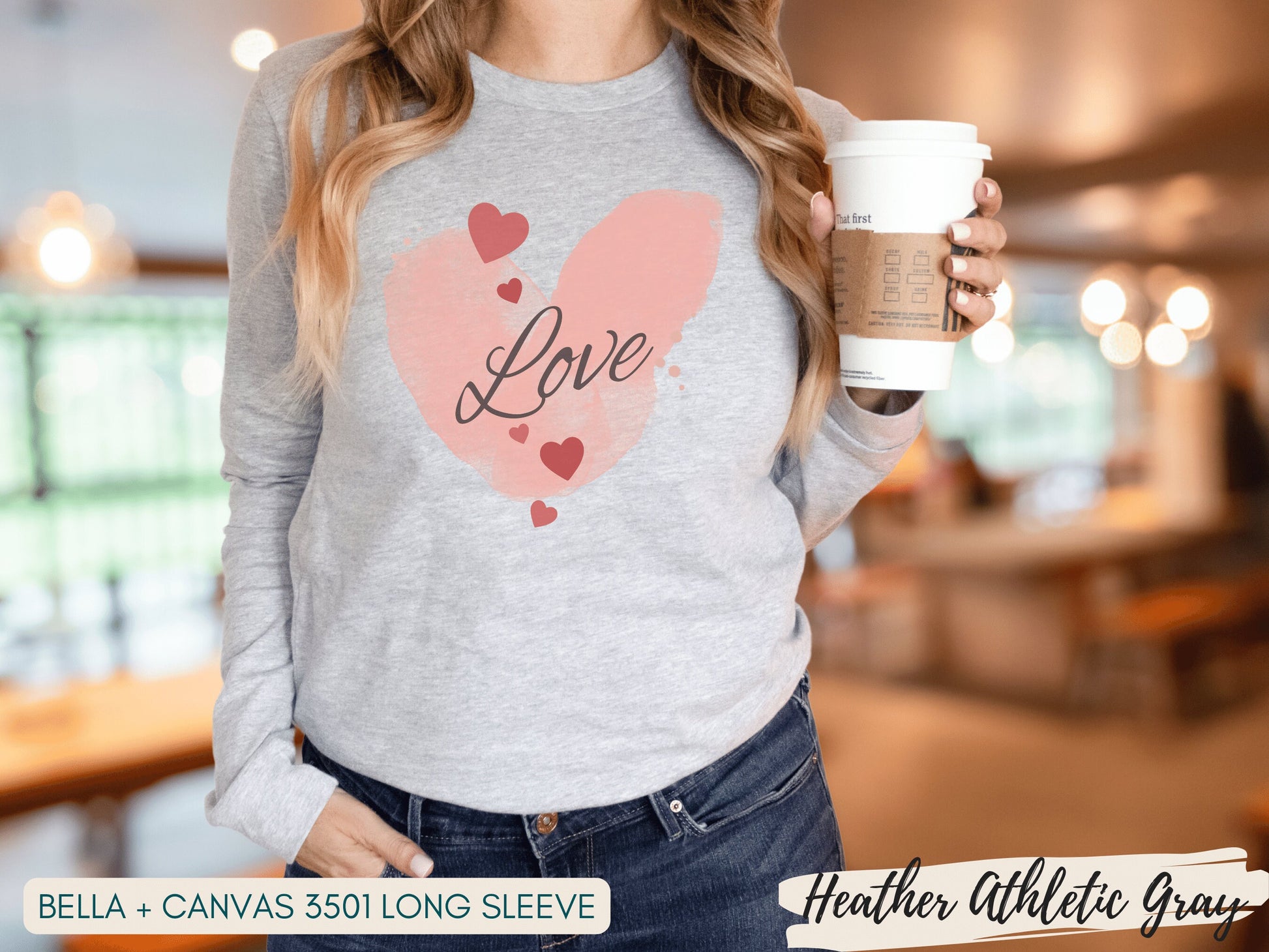 Heart Valentines Day Shirt for Women, Valentine's Day Tee Shirt, Valentine Gift, Love Shirt - Mardonyx T-Shirt