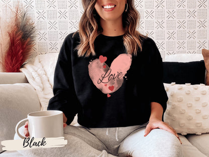 Heart Valentines Day Shirt for Women, Valentine's Day Tee Shirt, Valentine Gift, Love Shirt - Mardonyx T-Shirt