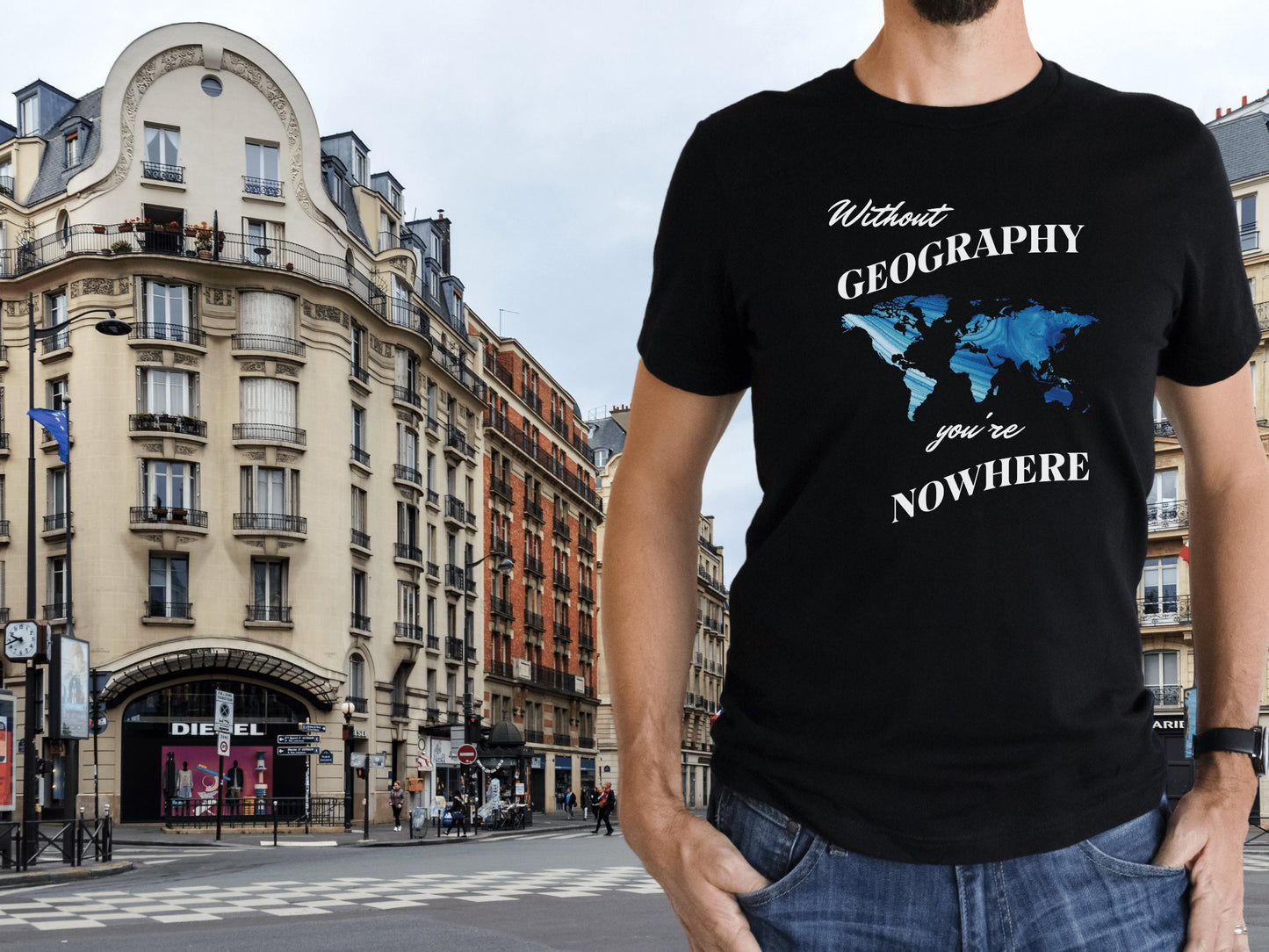 Geography Teacher Shirt, Without Maps You're Nowhere Shirt, Gifts for Teacher, Map Lover Gift, Travel Lover Gift
