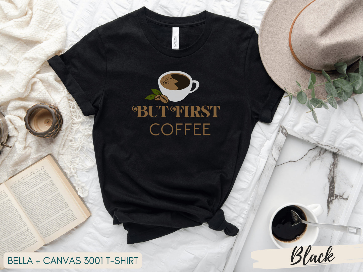 But First Coffee Sweatshirt, But First Coffee Gift for Her, Funny Gift for Coffee Lover, Caffeine Shirt, Caffeine Lover Shirt, Cappuccino