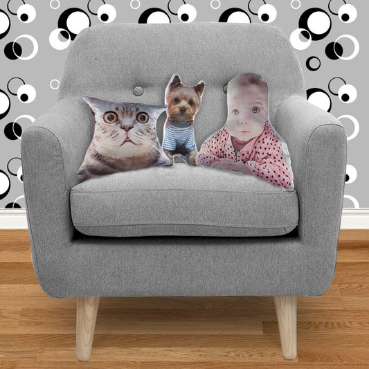 Custom Pet Pillow, Personalized Pet Memorial Gift, Custom Shaped Pillow, Dog Pillow, Cat Pillow, Pet Lover Gift, Double-Sided Pillow
