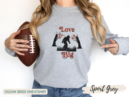 Bigfoot Shirt, Sasquatch Shirt, Love Bigfoot Valentine's Day Shirt, Yeti Shirt, Love Big Valentine Shirt - Mardonyx T-Shirt