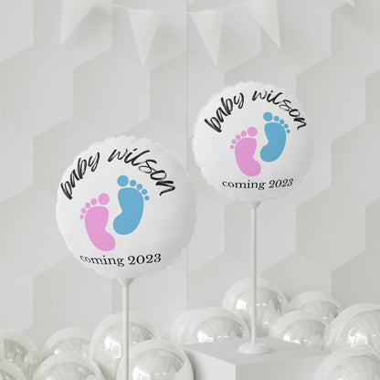 Custom Baby Shower Balloons - Mardonyx