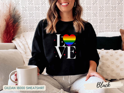 Valentines Day, Womens Love is Love Shirt, Pride Shirt, Mens Love Rainbow Shirt, Kindness Shirts, LGBTQ Support Tees, Gay Pride Shirt - Mardonyx T-Shirt