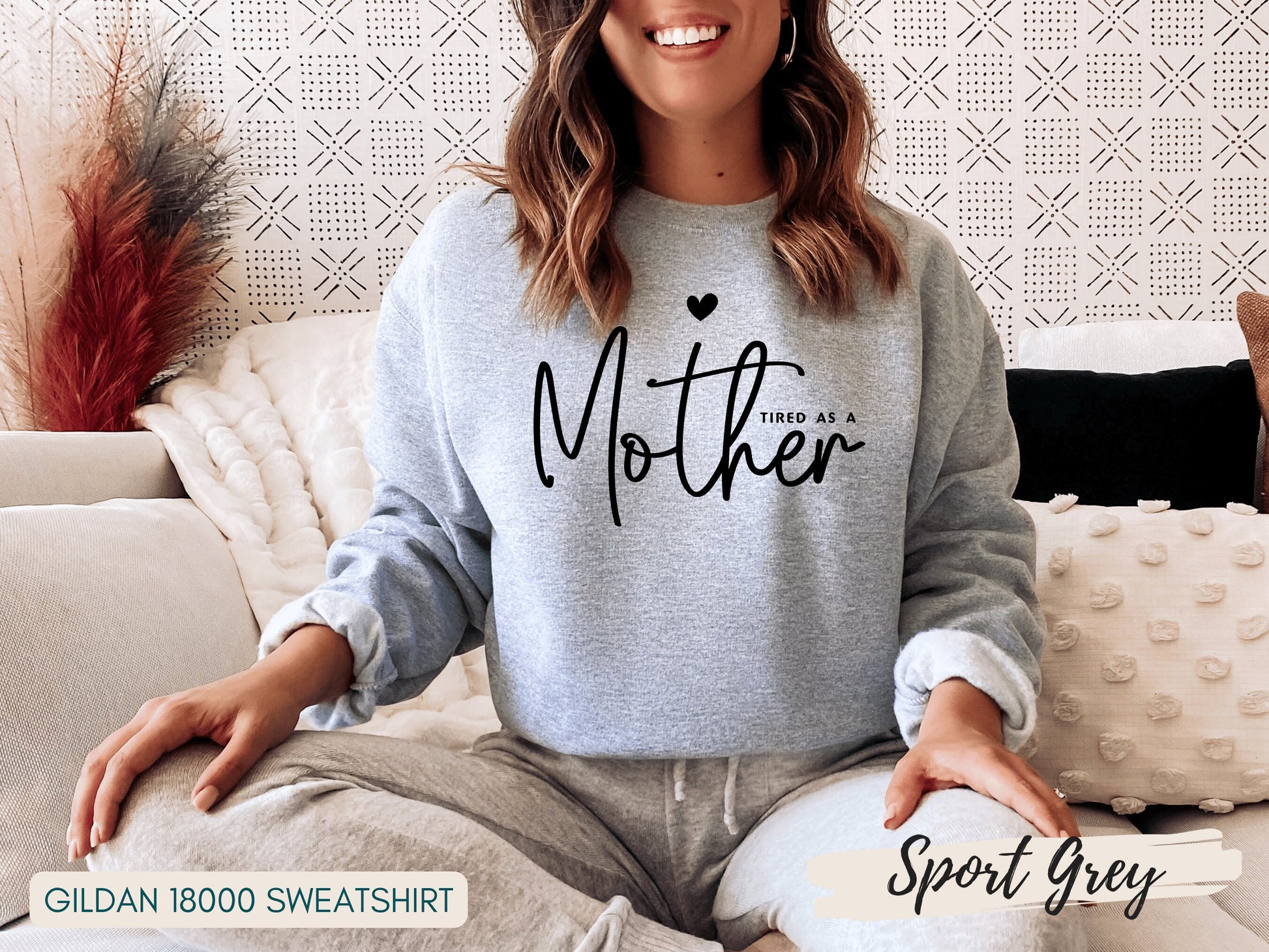 Tired As A Mother Shirt, Tired Moms Club Sweatshirt, Tired Mama, Mom Shirts, Mom Gifts, Mama Sweatshirt, Funny Mom Gift - Mardonyx Sweatshirt