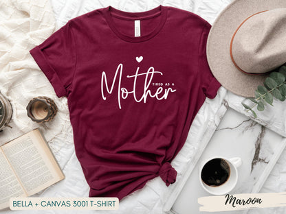 Tired As A Mother Shirt, Tired Moms Club Sweatshirt, Tired Mama, Mom Shirts, Mom Gifts, Mama Sweatshirt, Funny Mom Gift - Mardonyx Sweatshirt