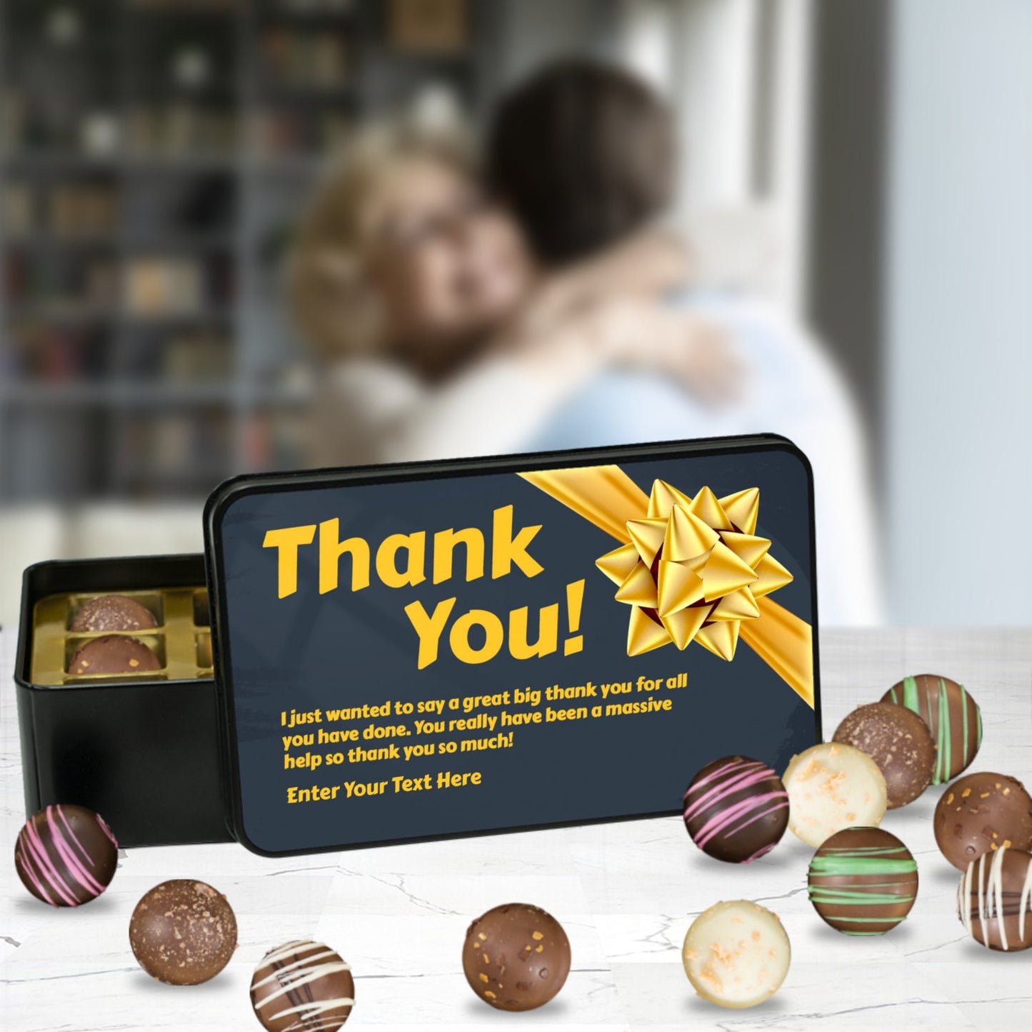 Thank You Gift, Chocolate Gift,Chocolate Thank You Gift,Chocolate Truffles,Thank You Gift Box,Thank You Gift Coworker,Thank You Gift for Men