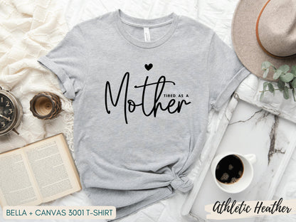 Tired As A Mother Shirt, Tired Moms Club Sweatshirt, Tired Mama, Mom Shirts, Mom Gifts, Mama Sweatshirt, Funny Mom Gift - Mardonyx Sweatshirt S - Sweatshirt / Black