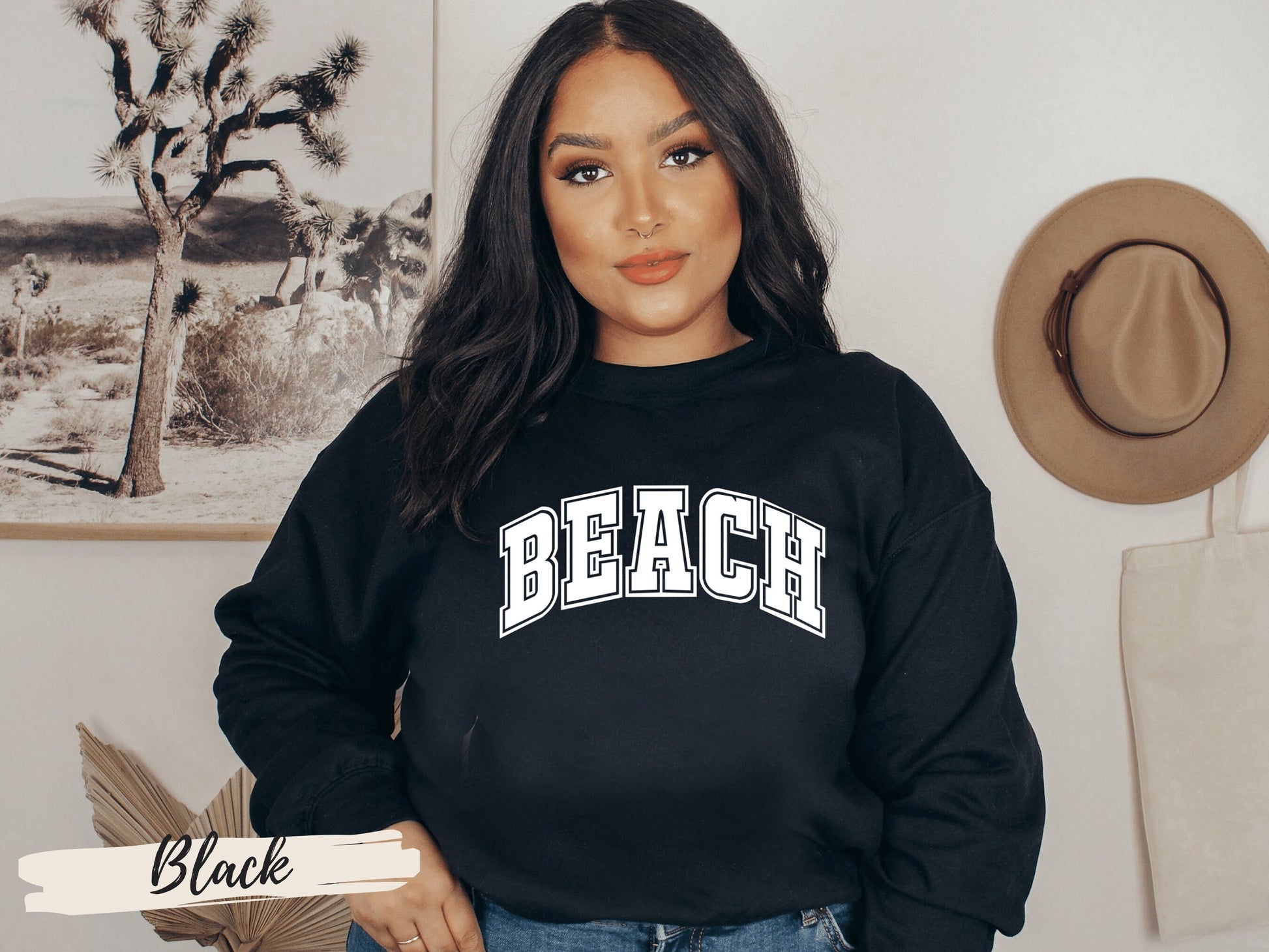 Beach Sweatshirt, Beach Sweater - Mardonyx Sweatshirt Light Blue / S