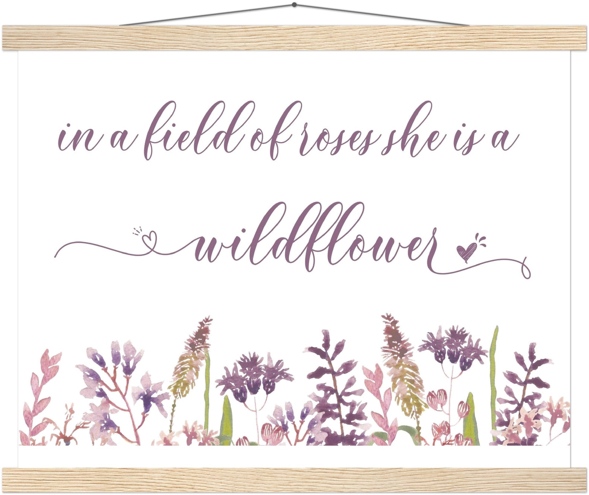 Baby Girl Nursery Decor - She is a Wildflower - Mardonyx