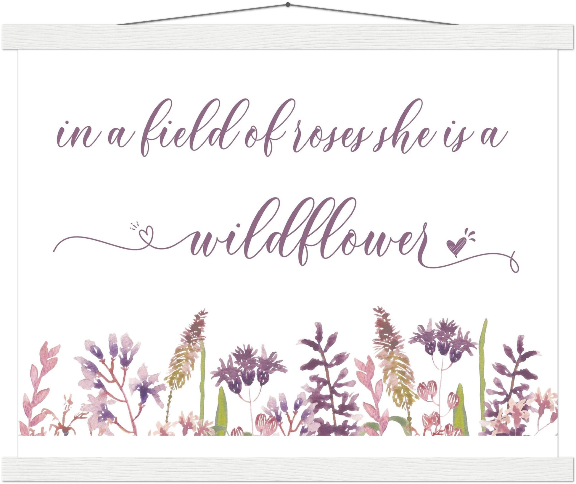 Baby Girl Nursery Decor - She is a Wildflower - Mardonyx