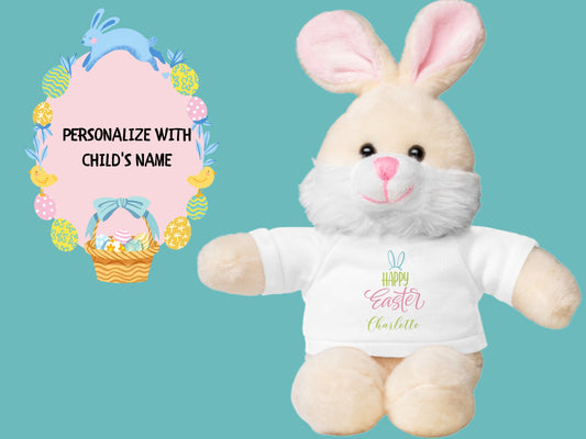 Personalized Easter Bunny, My First Easter Bunny,Personalized Bunny, Baby Easter Gift, Stuffed Easter Bunny,Personalized Rabbit, Kids Easter